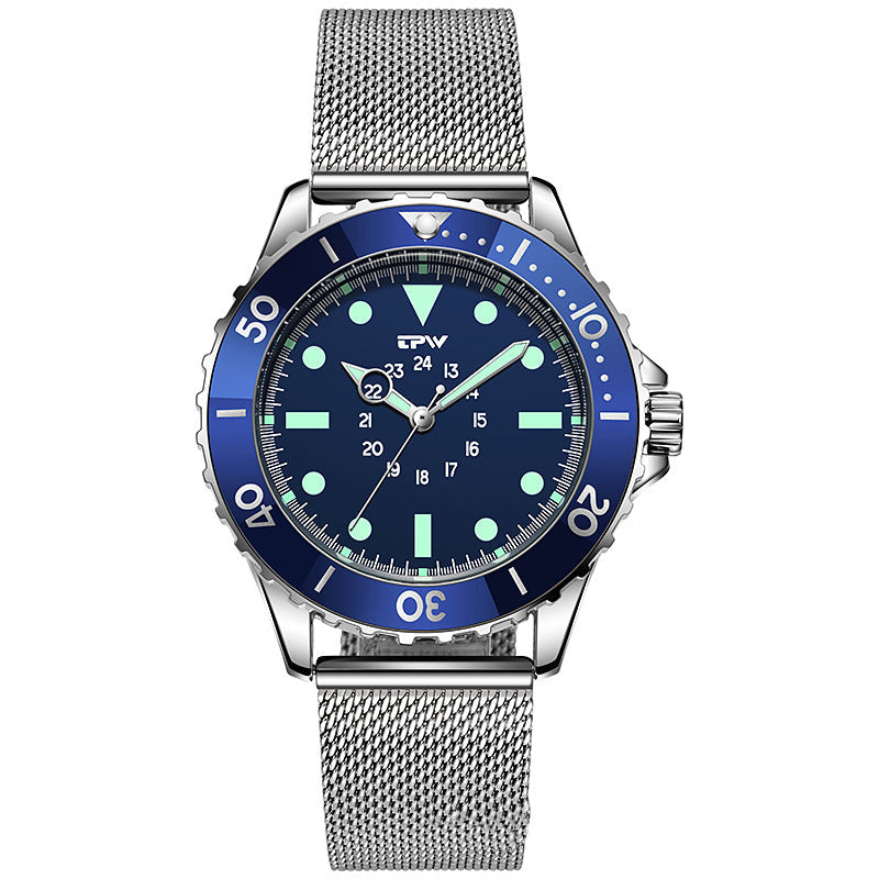 Montre Quartz Multifonction Étanche et Lumineuse pour Homme